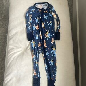 Bluey Little Sleepies Zippie